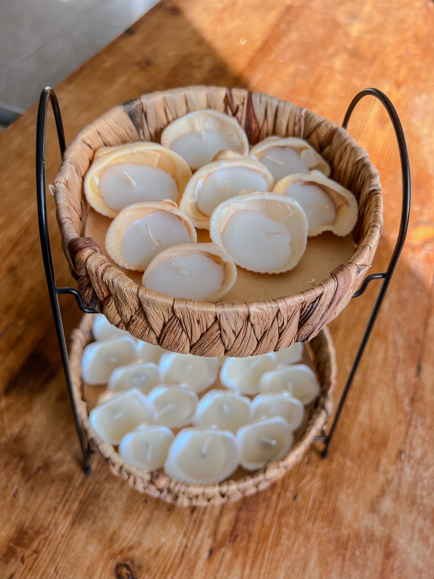 Seashell Tealight Candle