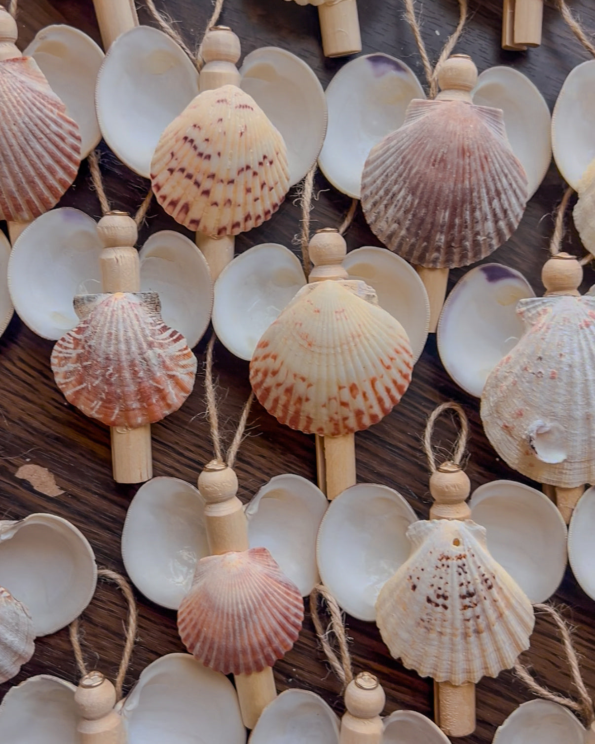 Seashell Angel Christmas Ornament