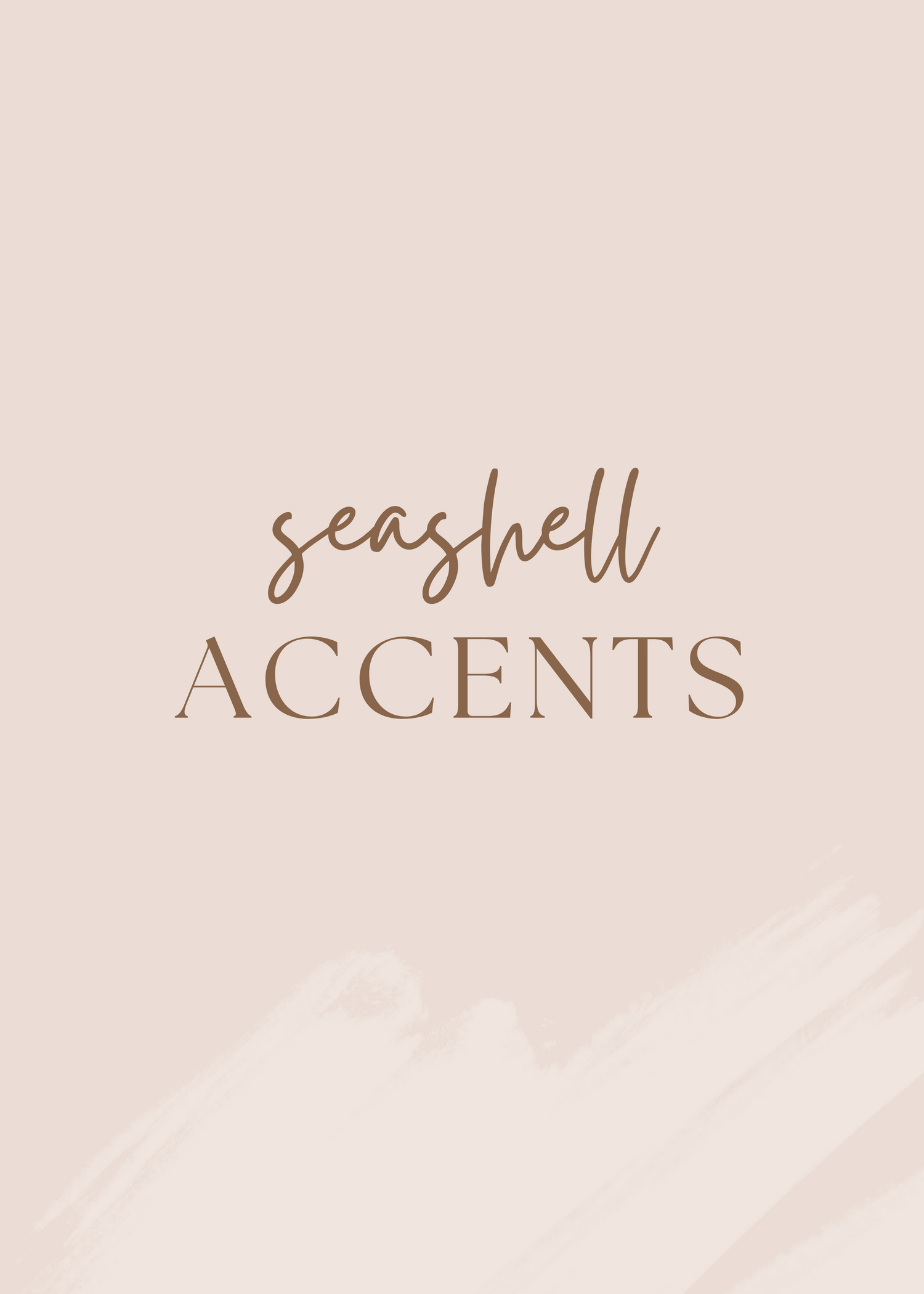 Seashell Accents