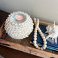 White Moon Snail Seashell Tealight Centerpiece | Seashell Candle Votive