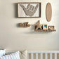 Seashell Shaka Sign Wall Art | Beach Inspired Coastal Decor | Handmade Surf Vibe Frame