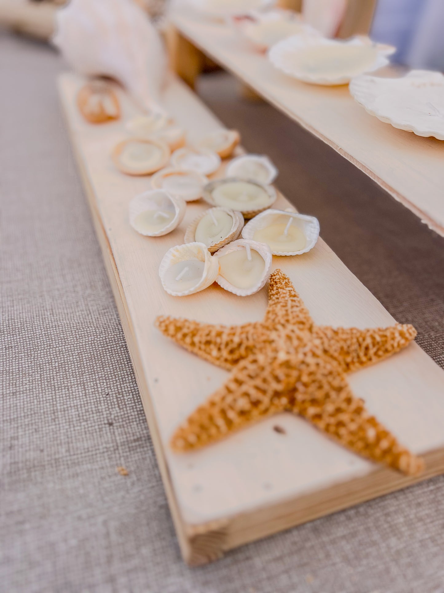 Seashell Tealight Candle