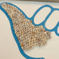 Seashell Shaka Sign Wall Art | Beach Inspired Coastal Decor | Handmade Surf Vibe Frame